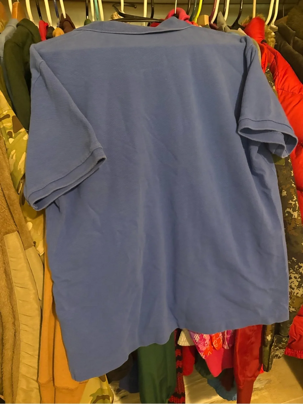 Ralph Lauren Polo Shirt in Medium Blue with Green Pony